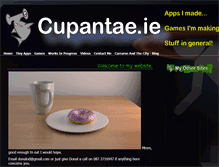 Tablet Screenshot of cupantae.ie